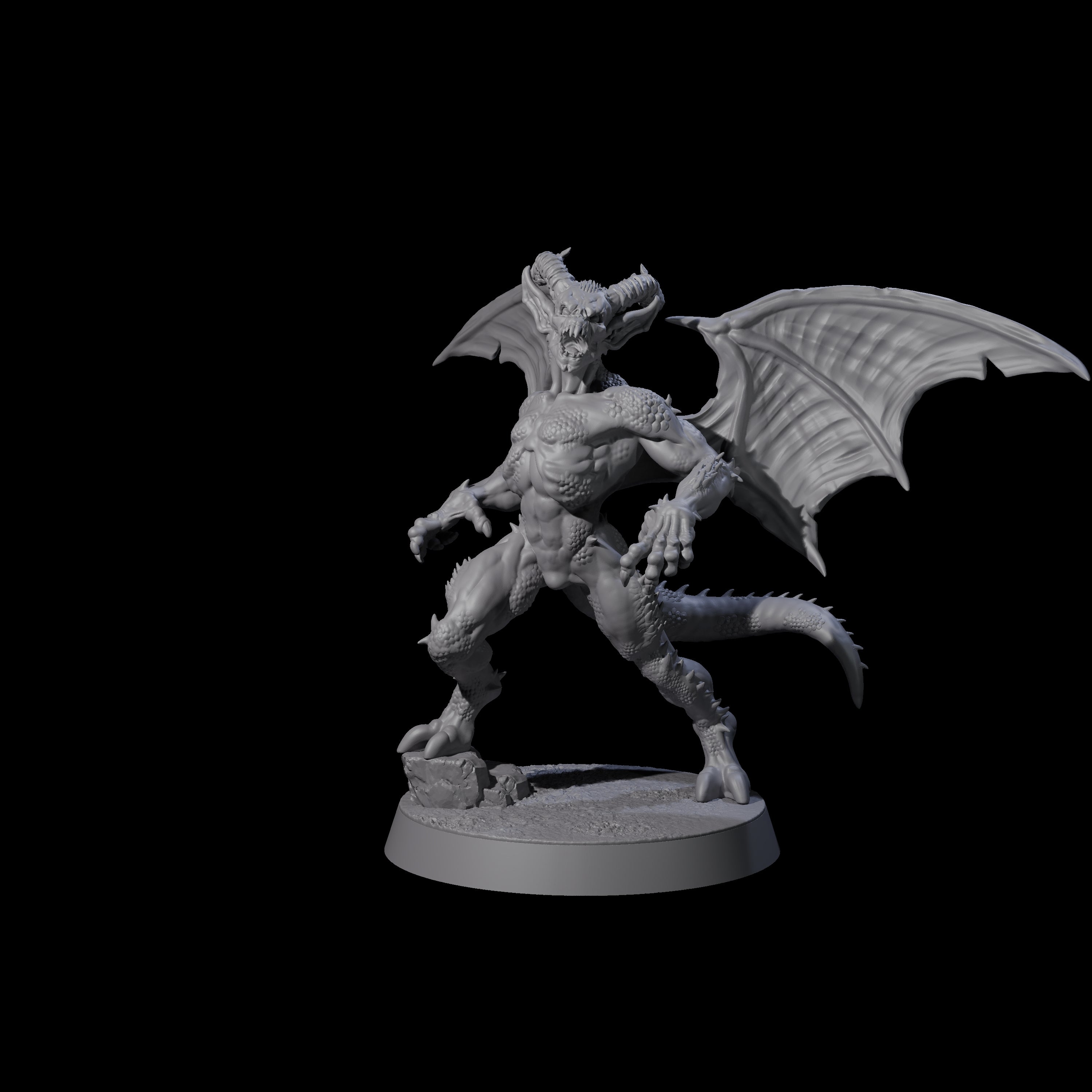 Menacing Imp Fiend Miniature for Dungeons and Dragons, Pathfinder or other TTRPGs