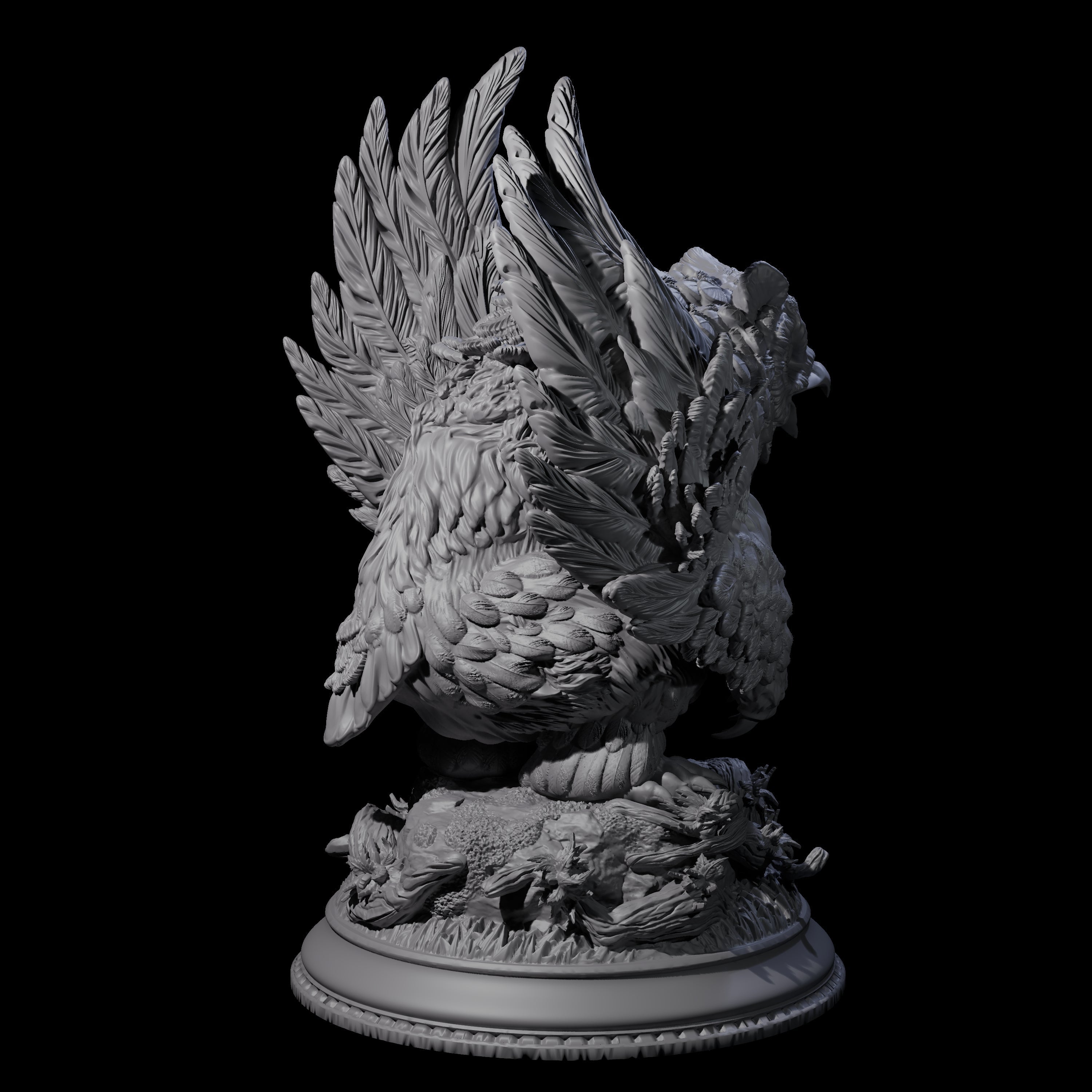 Menacing Owlbear Miniature for Dungeons and Dragons, Pathfinder or other TTRPGs