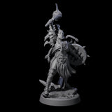 Menacing Shieldmaiden B Miniature for Dungeons and Dragons, Pathfinder or other TTRPGs