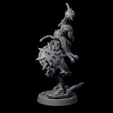 Menacing Shieldmaiden B Miniature for Dungeons and Dragons, Pathfinder or other TTRPGs