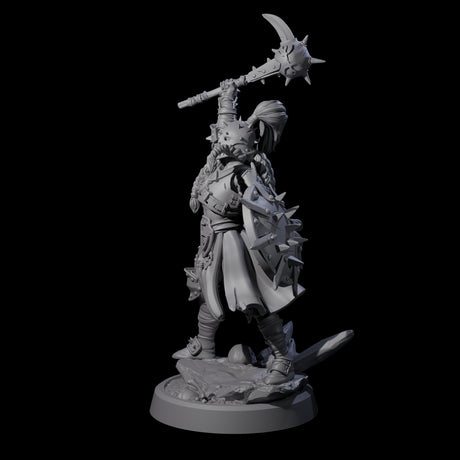 Menacing Shieldmaiden B Miniature for Dungeons and Dragons, Pathfinder or other TTRPGs
