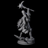 Menacing Shieldmaiden B Miniature for Dungeons and Dragons, Pathfinder or other TTRPGs