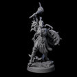 Menacing Shieldmaiden B Miniature for Dungeons and Dragons, Pathfinder or other TTRPGs