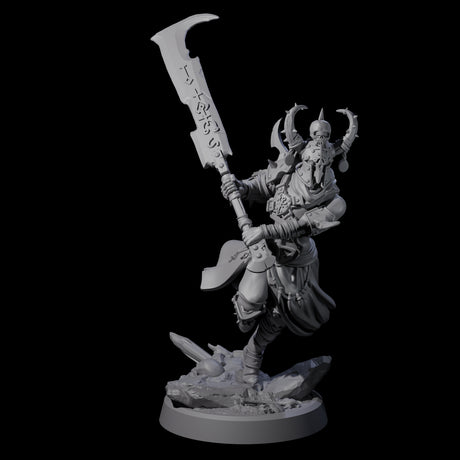Menacing Shieldmaiden C Miniature for Dungeons and Dragons, Pathfinder or other TTRPGs