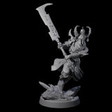 Menacing Shieldmaiden C Miniature for Dungeons and Dragons, Pathfinder or other TTRPGs