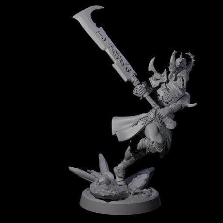 Menacing Shieldmaiden C Miniature for Dungeons and Dragons, Pathfinder or other TTRPGs