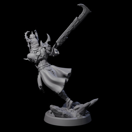 Menacing Shieldmaiden C Miniature for Dungeons and Dragons, Pathfinder or other TTRPGs