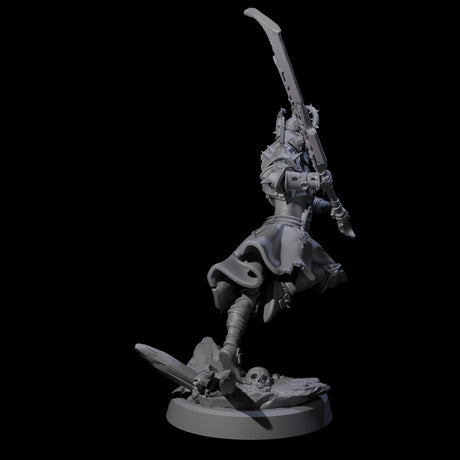 Menacing Shieldmaiden C Miniature for Dungeons and Dragons, Pathfinder or other TTRPGs