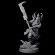 Menacing Shieldmaiden C Miniature for Dungeons and Dragons, Pathfinder or other TTRPGs