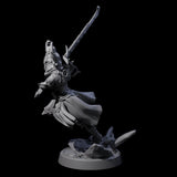 Menacing Shieldmaiden C Miniature for Dungeons and Dragons, Pathfinder or other TTRPGs