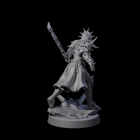Menacing Shieldmaiden D Miniature for Dungeons and Dragons, Pathfinder or other TTRPGs
