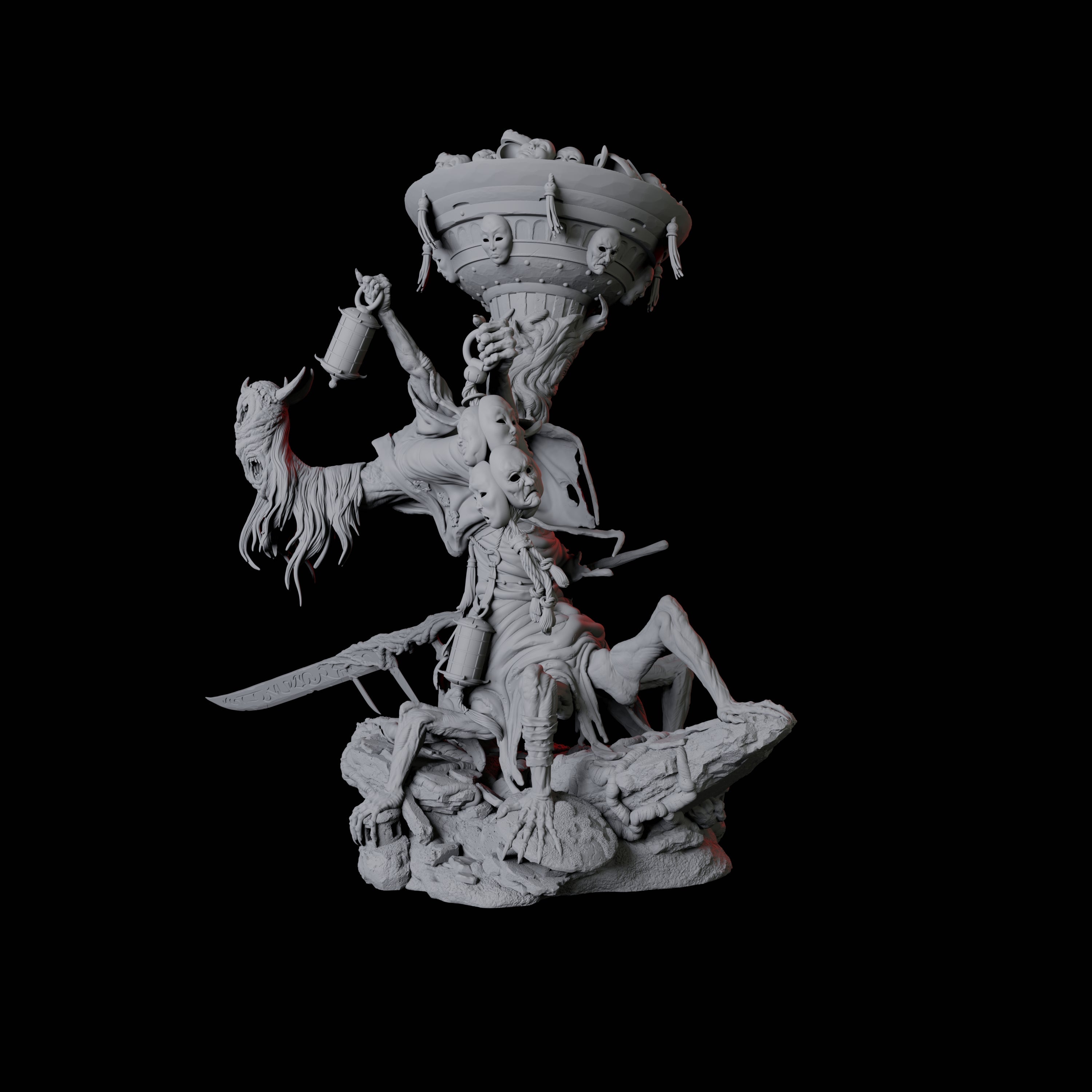 Menacing Taljjae A Miniature for Dungeons and Dragons, Pathfinder or other TTRPGs