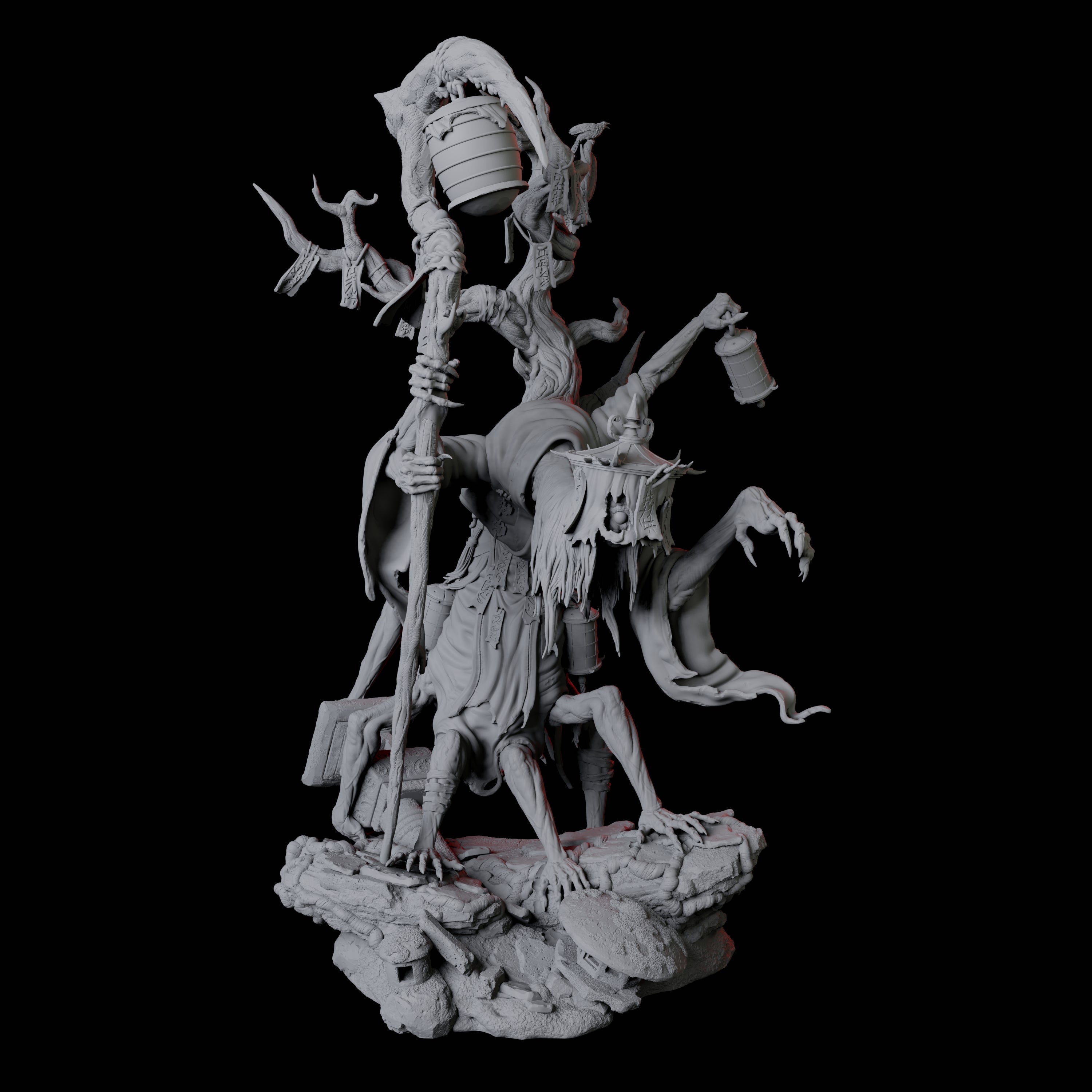 Menacing Taljjae C Miniature for Dungeons and Dragons, Pathfinder or other TTRPGs