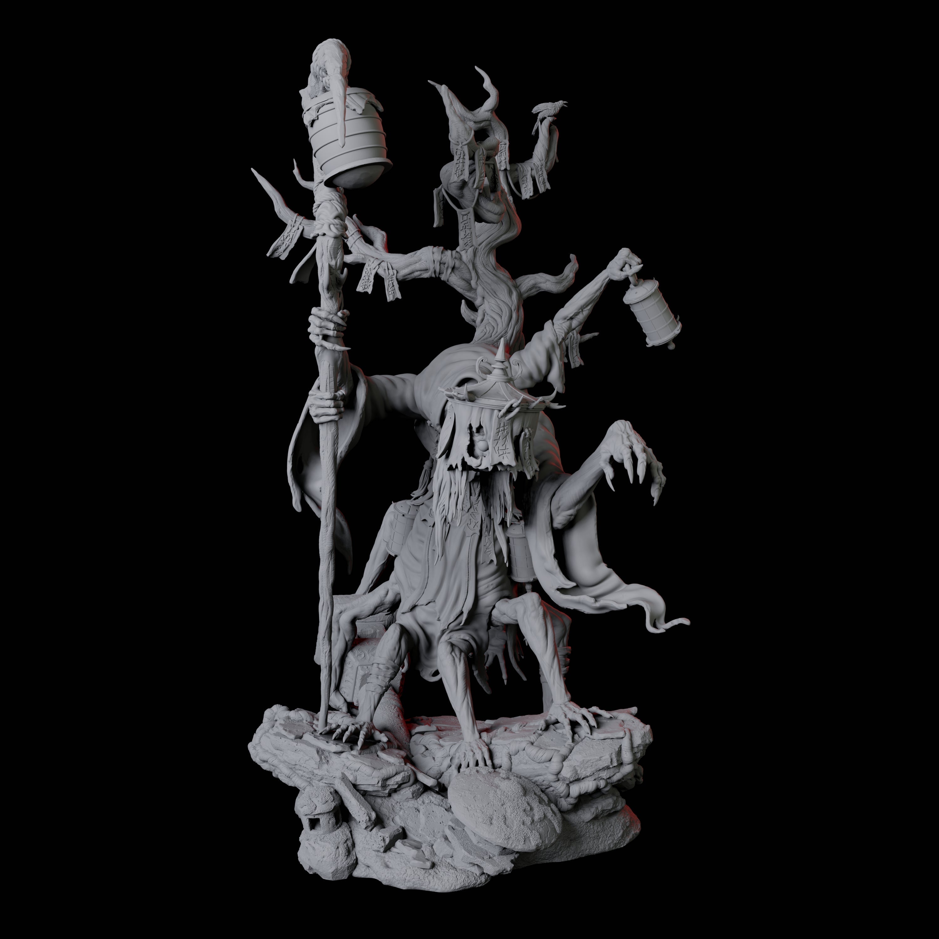 Menacing Taljjae C Miniature for Dungeons and Dragons, Pathfinder or other TTRPGs