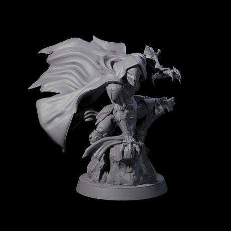 Menacing Warforged Rogue Miniature for Dungeons and Dragons, Pathfinder or other TTRPGs