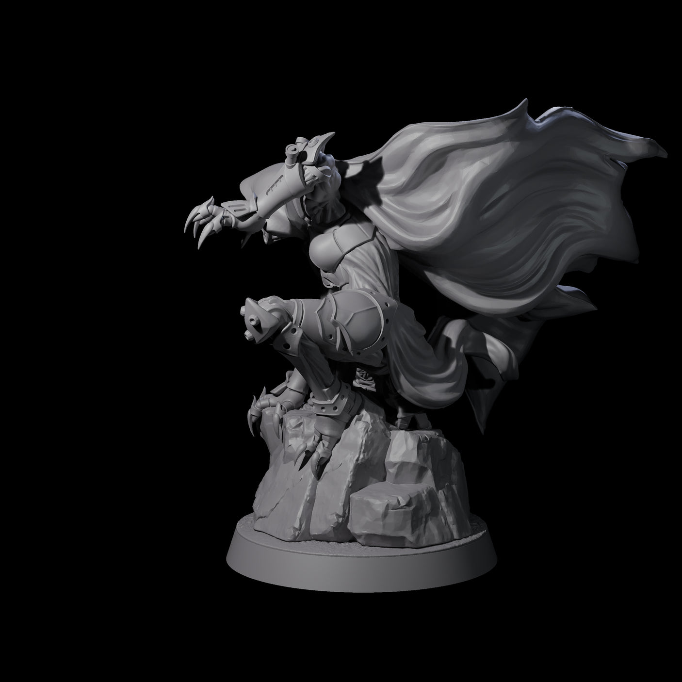 Menacing Warforged Rogue Miniature for Dungeons and Dragons, Pathfinder or other TTRPGs