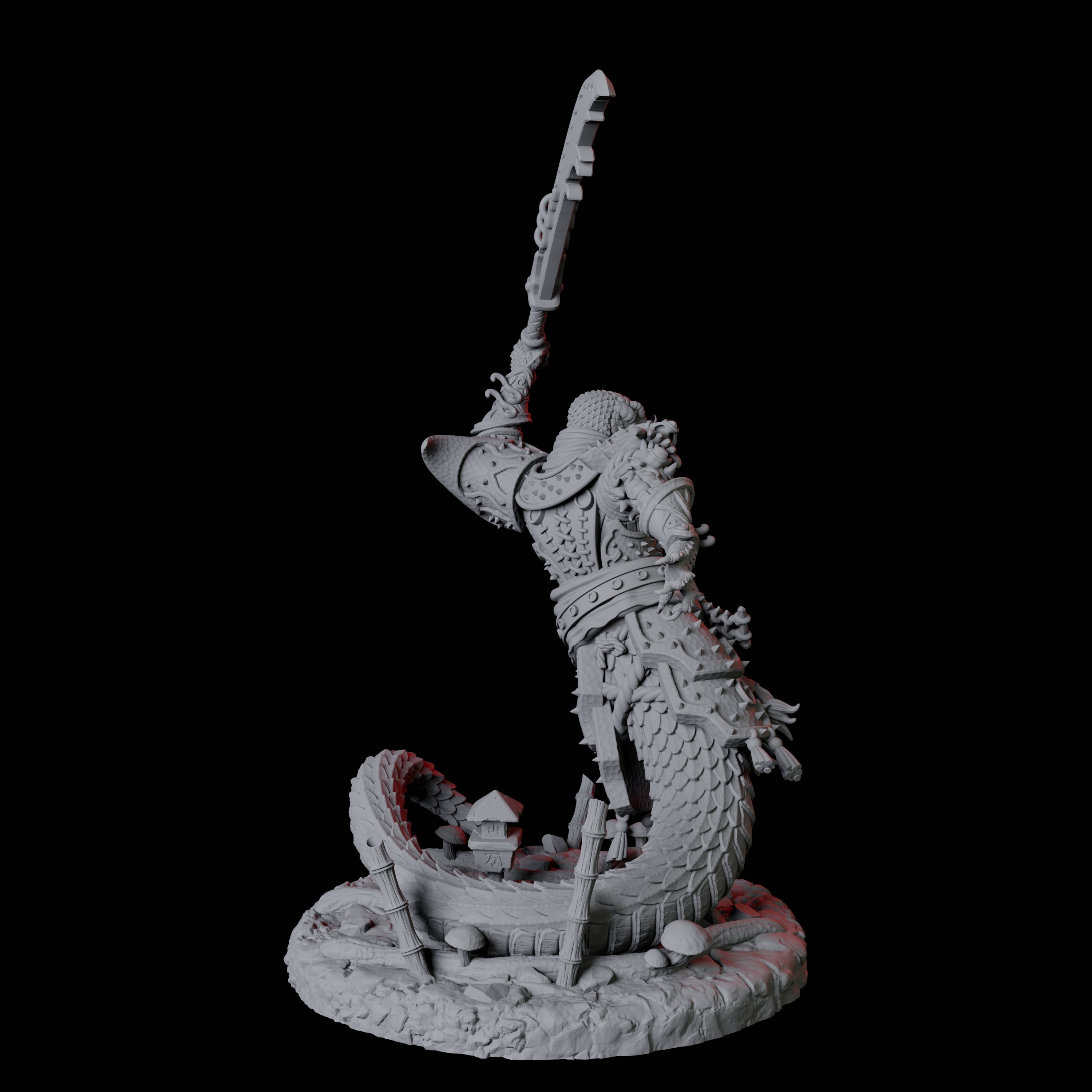 Menacing Yuan-Ti Abomination A Miniature for Dungeons and Dragons, Pathfinder or other TTRPGs