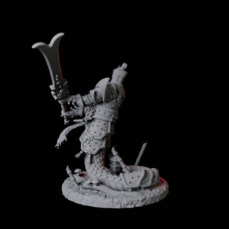 Menacing Yuan-Ti Abomination B Miniature for Dungeons and Dragons, Pathfinder or other TTRPGs