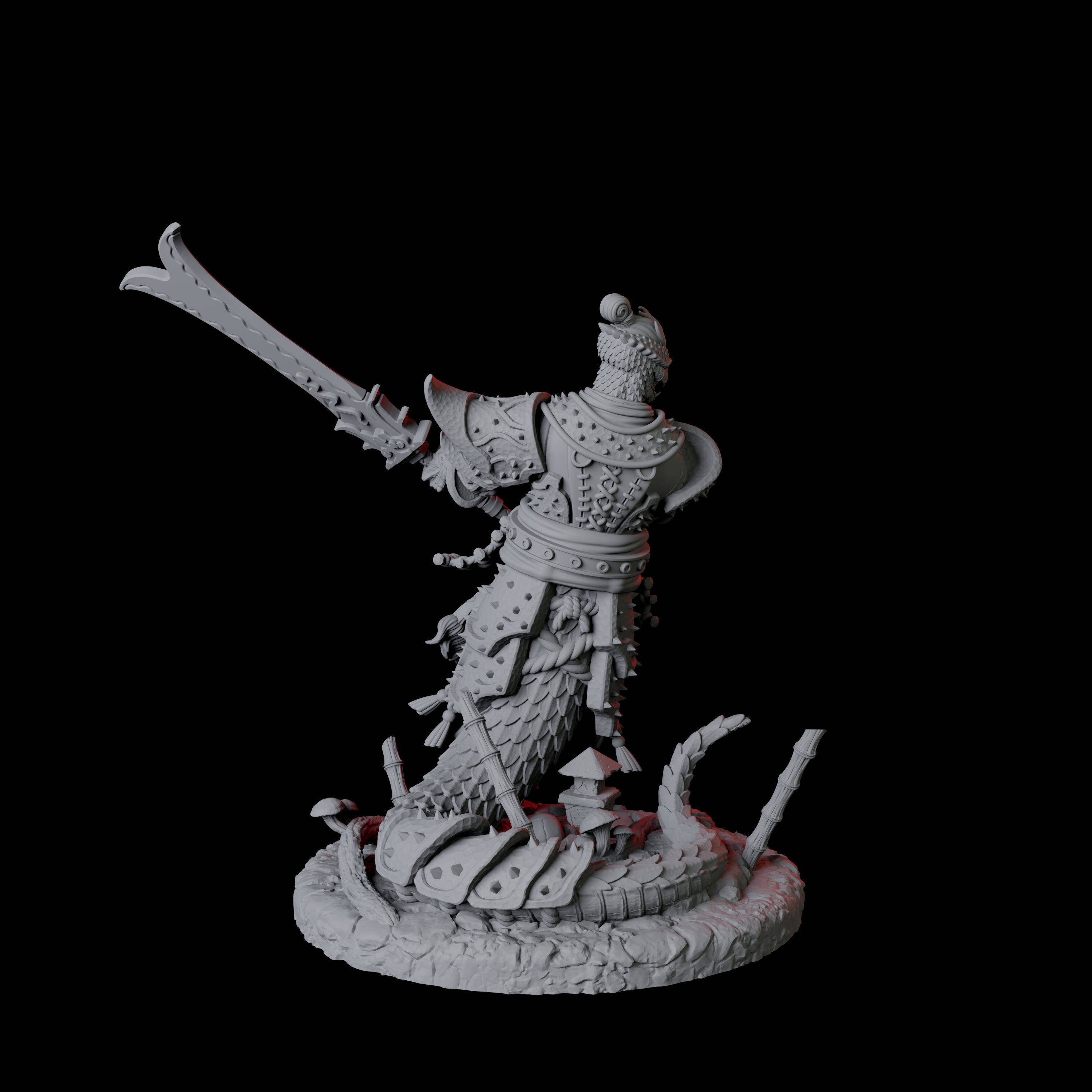 Menacing Yuan-Ti Abomination B Miniature for Dungeons and Dragons, Pathfinder or other TTRPGs