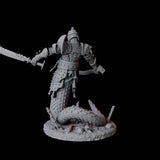 Menacing Yuan-Ti Abomination C Miniature for Dungeons and Dragons, Pathfinder or other TTRPGs