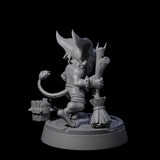 Menial Imp Deck Scrubber A Miniature for Dungeons and Dragons, Pathfinder or other TTRPGs