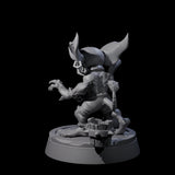 Menial Imp Deck Scrubber A Miniature for Dungeons and Dragons, Pathfinder or other TTRPGs