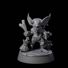 Menial Imp Deck Scrubber A Miniature for Dungeons and Dragons, Pathfinder or other TTRPGs