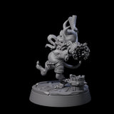 Menial Imp Deck Scrubber B Miniature for Dungeons and Dragons, Pathfinder or other TTRPGs