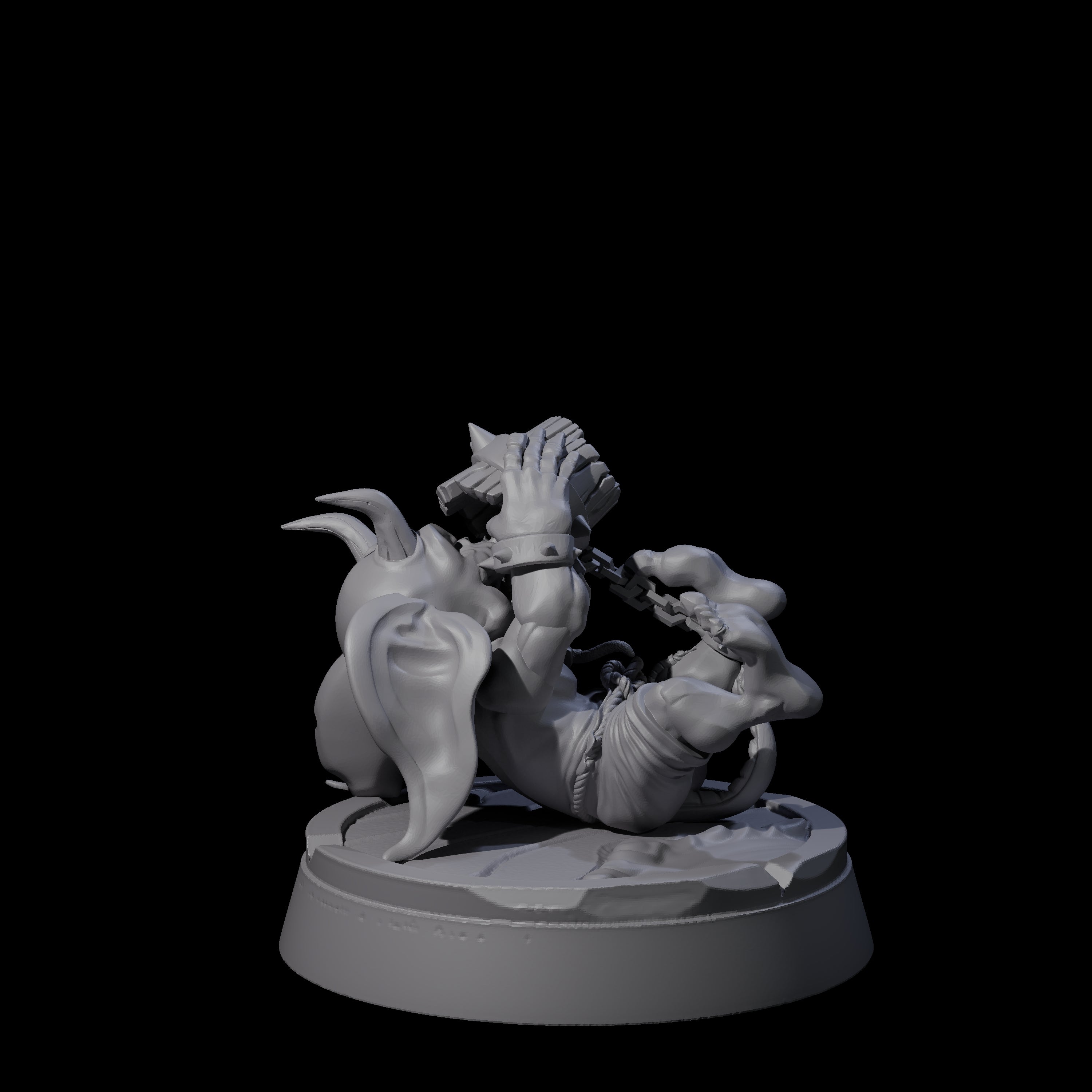 Menial Imp Deck Scrubber C Miniature for Dungeons and Dragons, Pathfinder or other TTRPGs