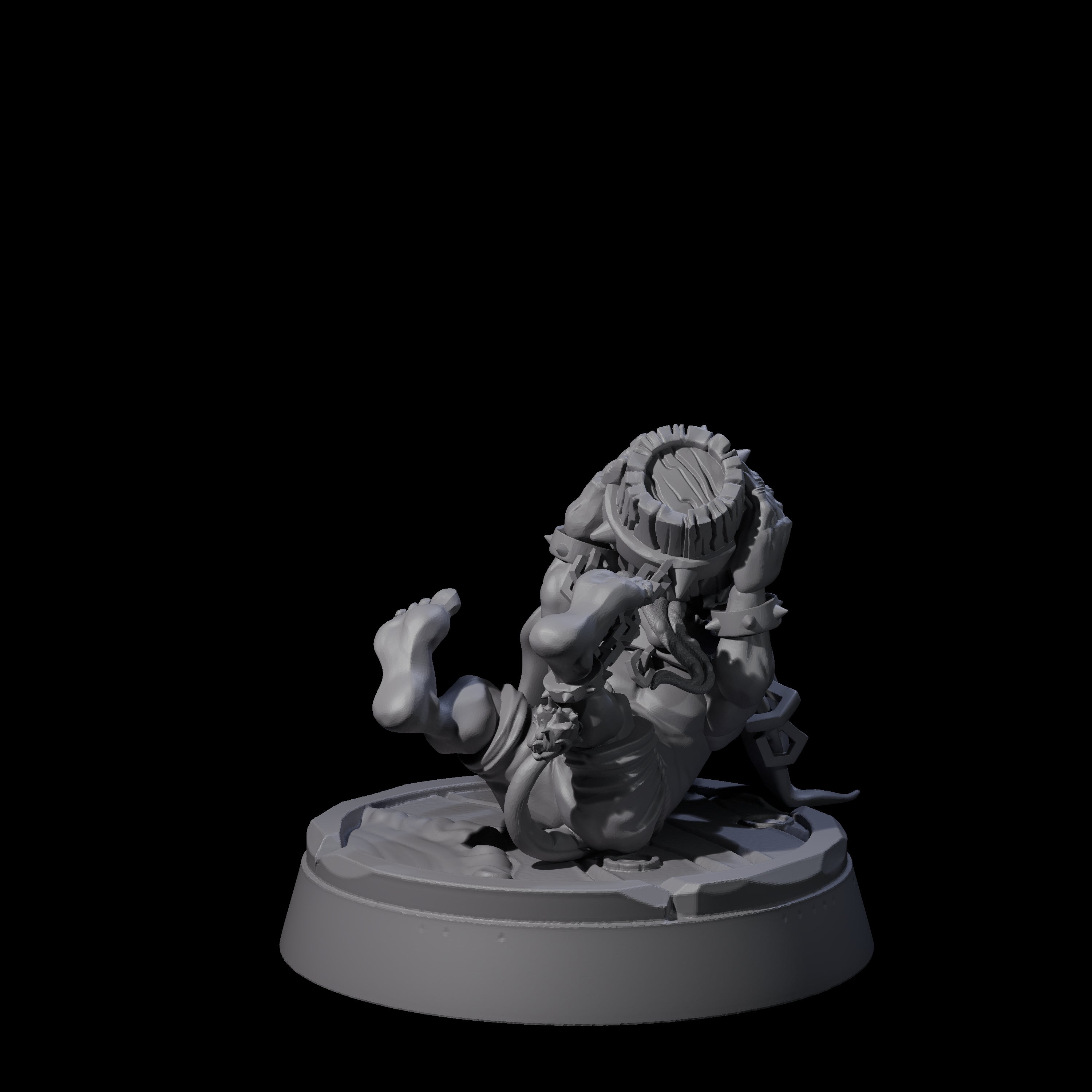 Menial Imp Deck Scrubber C Miniature for Dungeons and Dragons, Pathfinder or other TTRPGs