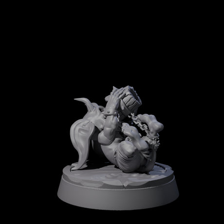 Menial Imp Deck Scrubbers Miniature for Dungeons and Dragons, Pathfinder or other TTRPGs