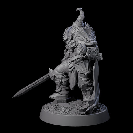 Mercenary of the Golden Circle A Miniature for Dungeons and Dragons, Pathfinder or other TTRPGs