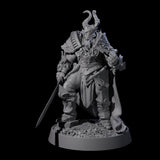 Mercenary of the Golden Circle A Miniature for Dungeons and Dragons, Pathfinder or other TTRPGs