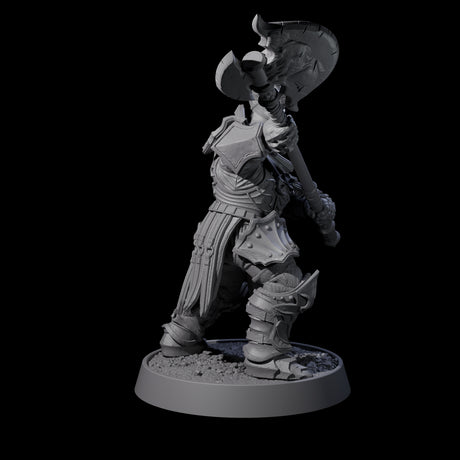 Mercenary of the Golden Circle B Miniature for Dungeons and Dragons, Pathfinder or other TTRPGs