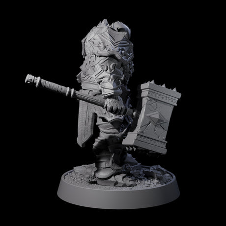 Mercenary of the Golden Circle C Miniature for Dungeons and Dragons, Pathfinder or other TTRPGs