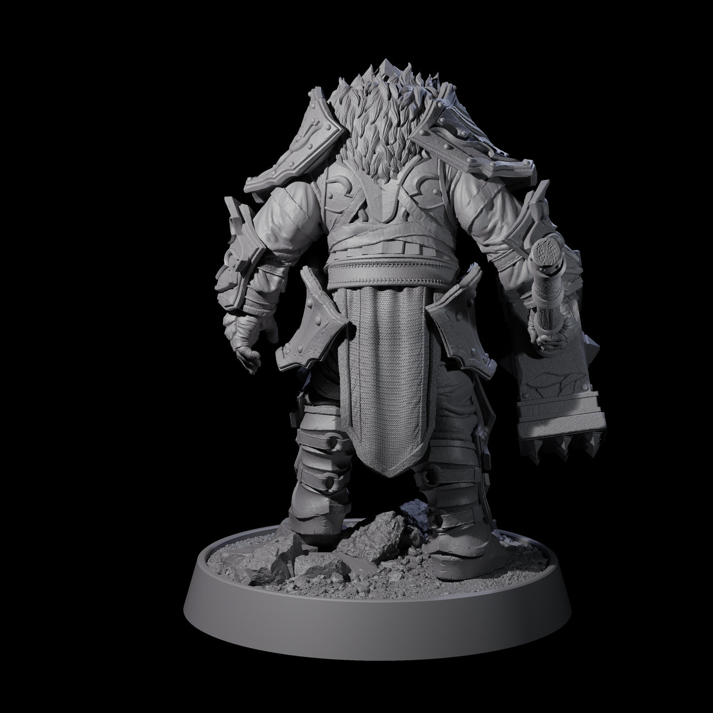Mercenary of the Golden Circle C Miniature for Dungeons and Dragons, Pathfinder or other TTRPGs