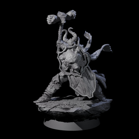 Mercenary of the Golden Circle D Miniature for Dungeons and Dragons, Pathfinder or other TTRPGs