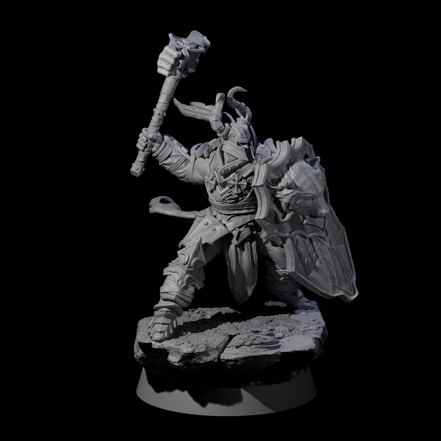 Mercenary of the Golden Circle D Miniature for Dungeons and Dragons, Pathfinder or other TTRPGs