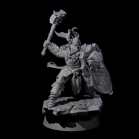 Mercenary of the Golden Circle D Miniature for Dungeons and Dragons, Pathfinder or other TTRPGs
