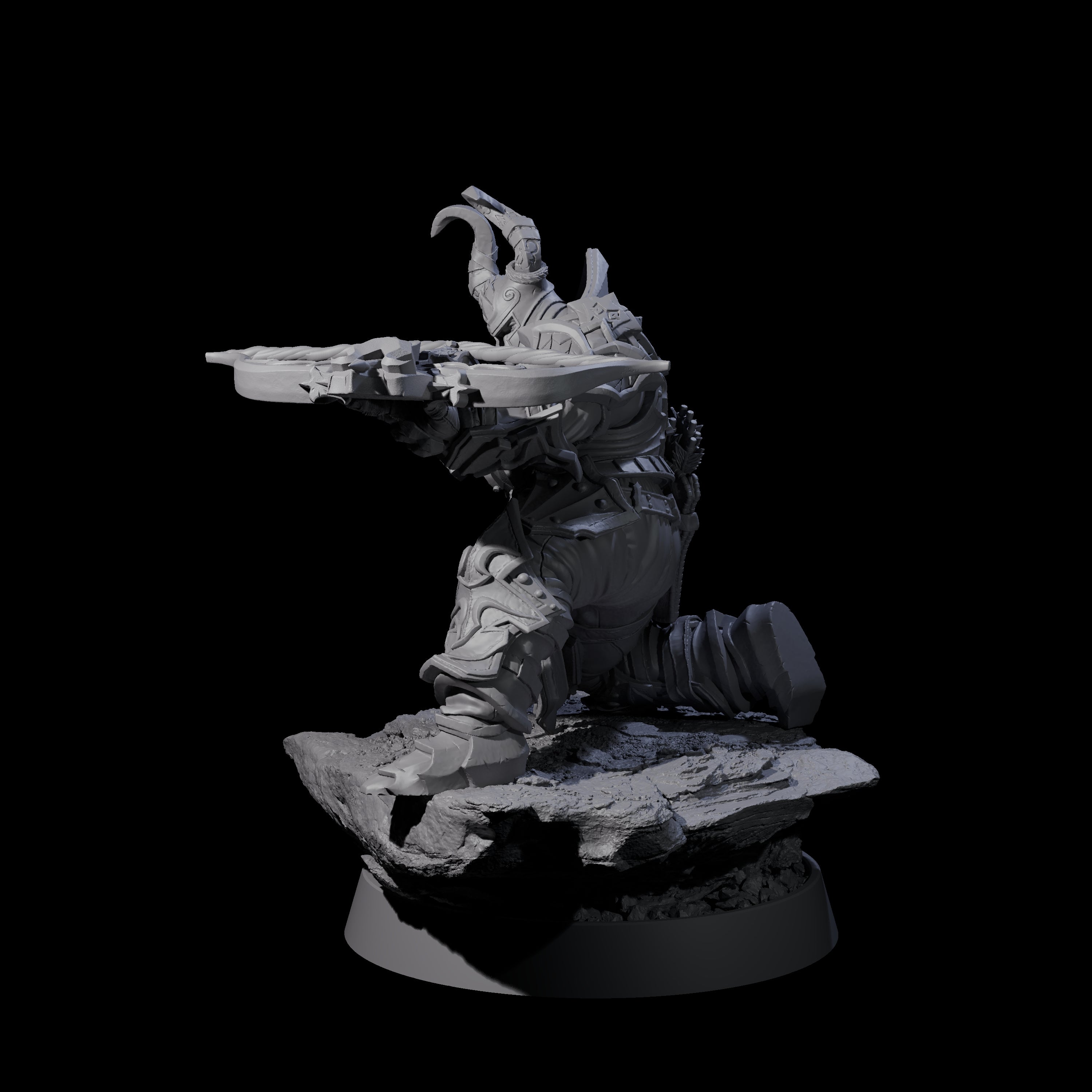 Mercenary of the Golden Circle E Miniature for Dungeons and Dragons, Pathfinder or other TTRPGs