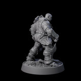 Mercenary of the Golden Circle F Miniature for Dungeons and Dragons, Pathfinder or other TTRPGs