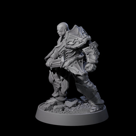 Mercenary of the Golden Circle F Miniature for Dungeons and Dragons, Pathfinder or other TTRPGs