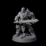Mercenary of the Golden Circle F Miniature for Dungeons and Dragons, Pathfinder or other TTRPGs