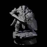 Mercenary of the Golden Circle G Miniature for Dungeons and Dragons, Pathfinder or other TTRPGs