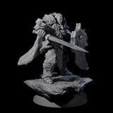 Mercenary of the Golden Circle G Miniature for Dungeons and Dragons, Pathfinder or other TTRPGs