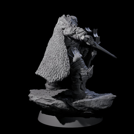 Mercenary of the Golden Circle G Miniature for Dungeons and Dragons, Pathfinder or other TTRPGs