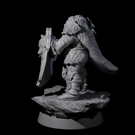 Mercenary of the Golden Circle G Miniature for Dungeons and Dragons, Pathfinder or other TTRPGs