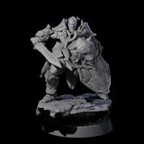 Mercenary of the Golden Circle G Miniature for Dungeons and Dragons, Pathfinder or other TTRPGs