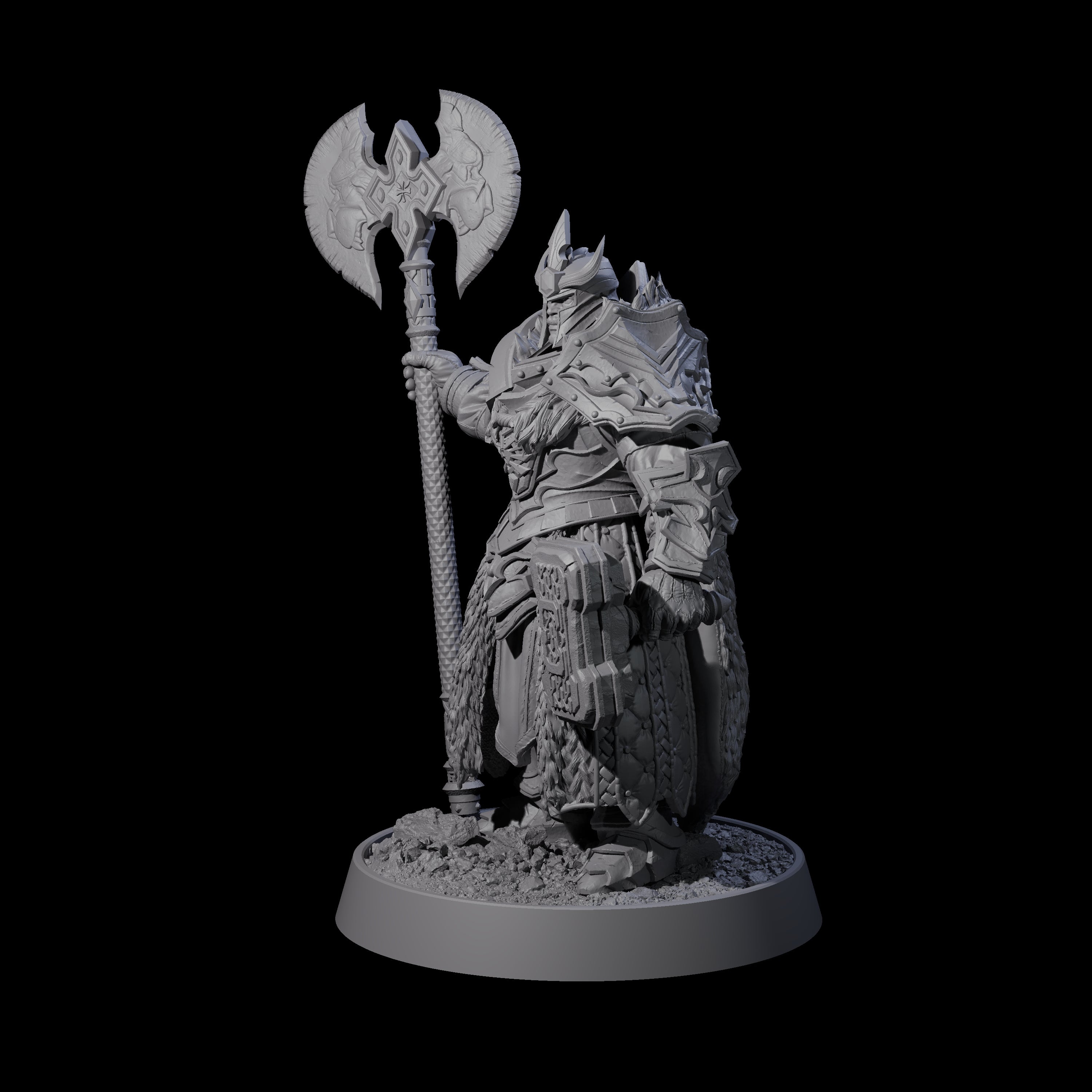 Mercenary of the Golden Circle H Miniature for Dungeons and Dragons, Pathfinder or other TTRPGs