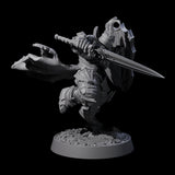 Mercenary of the Golden Circle I Miniature for Dungeons and Dragons, Pathfinder or other TTRPGs